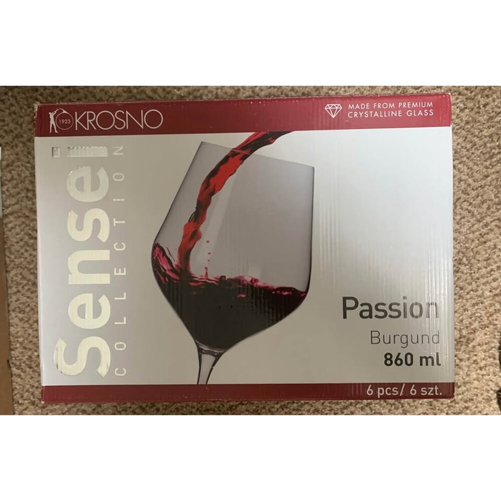 Krosno Sensei Collection 6 Wine Glass Set